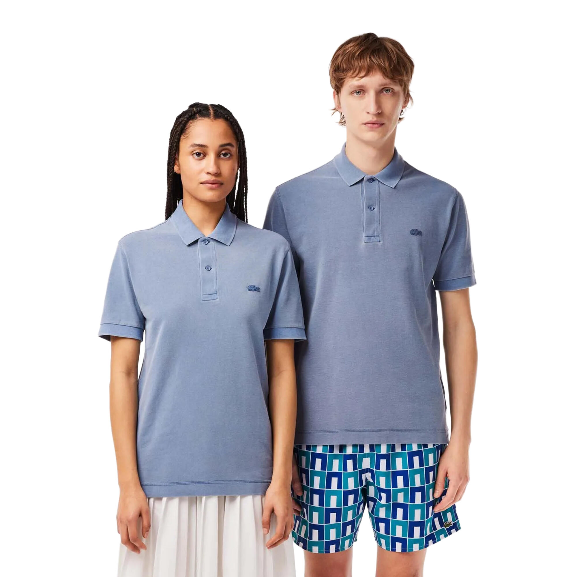 Unisex Adult Dyed Classic Polo Shirt (Stone) 3/3