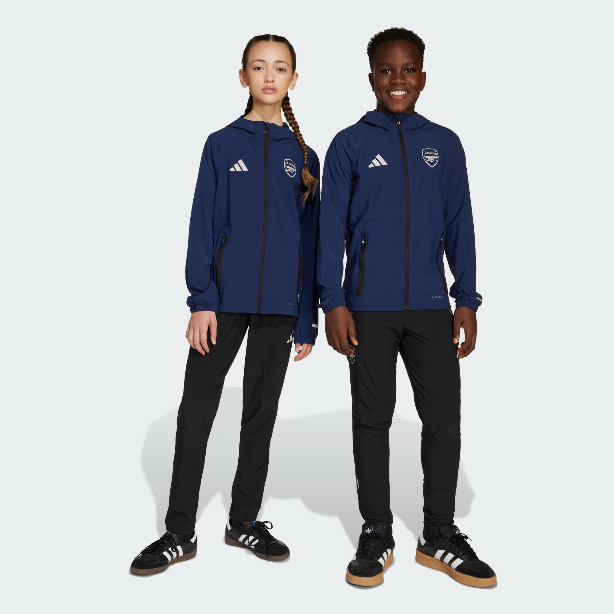 Spodnie Arsenal Tiro 25 Competition Vis Tech Travel Kids