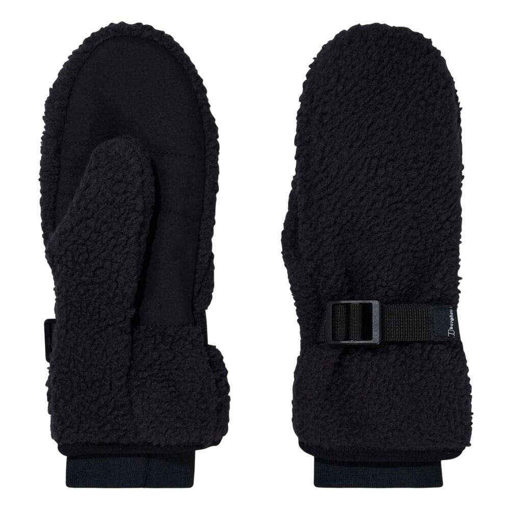 BERGHAUS Unisex Adult Fleece Mittens (Black)