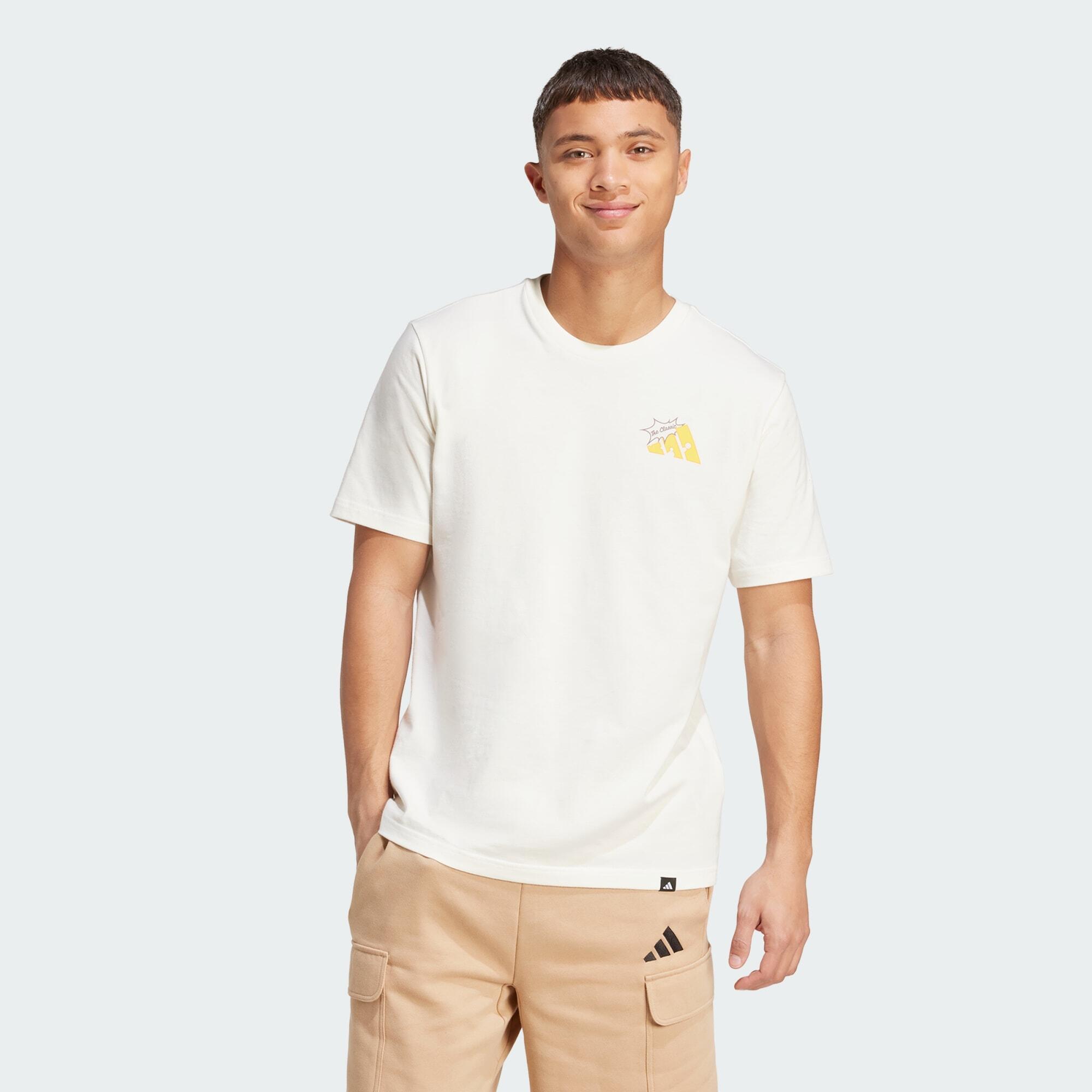 Adidas - T-shirt Graphique Food Grilled Cheese - T-shirt Manches Courtes - Blanc - 36 Xs - Decathlon
