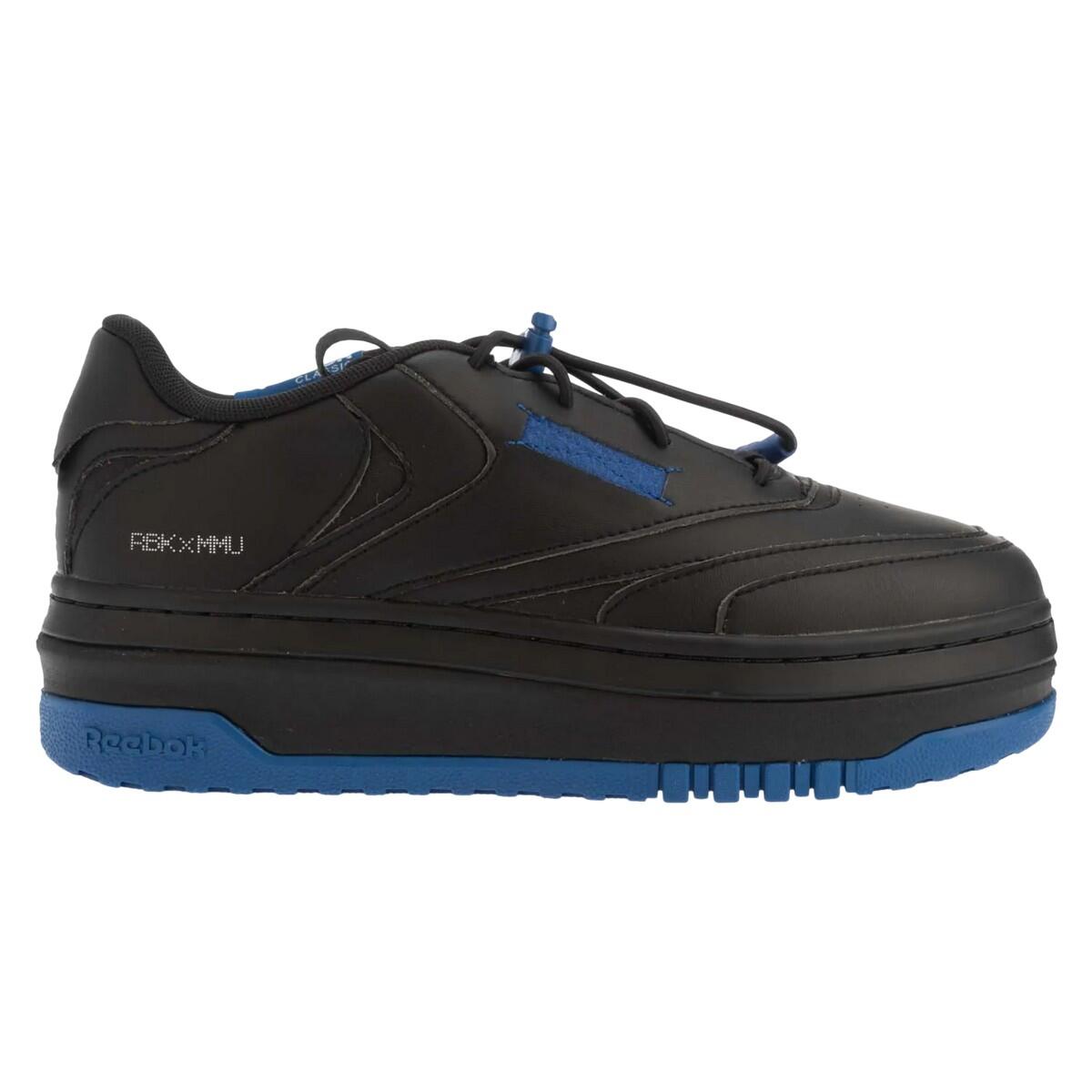 Unisex Adult Club C Milk Makeup Vegan Leather Trainers (Black/Cobalt Blue) 3/4