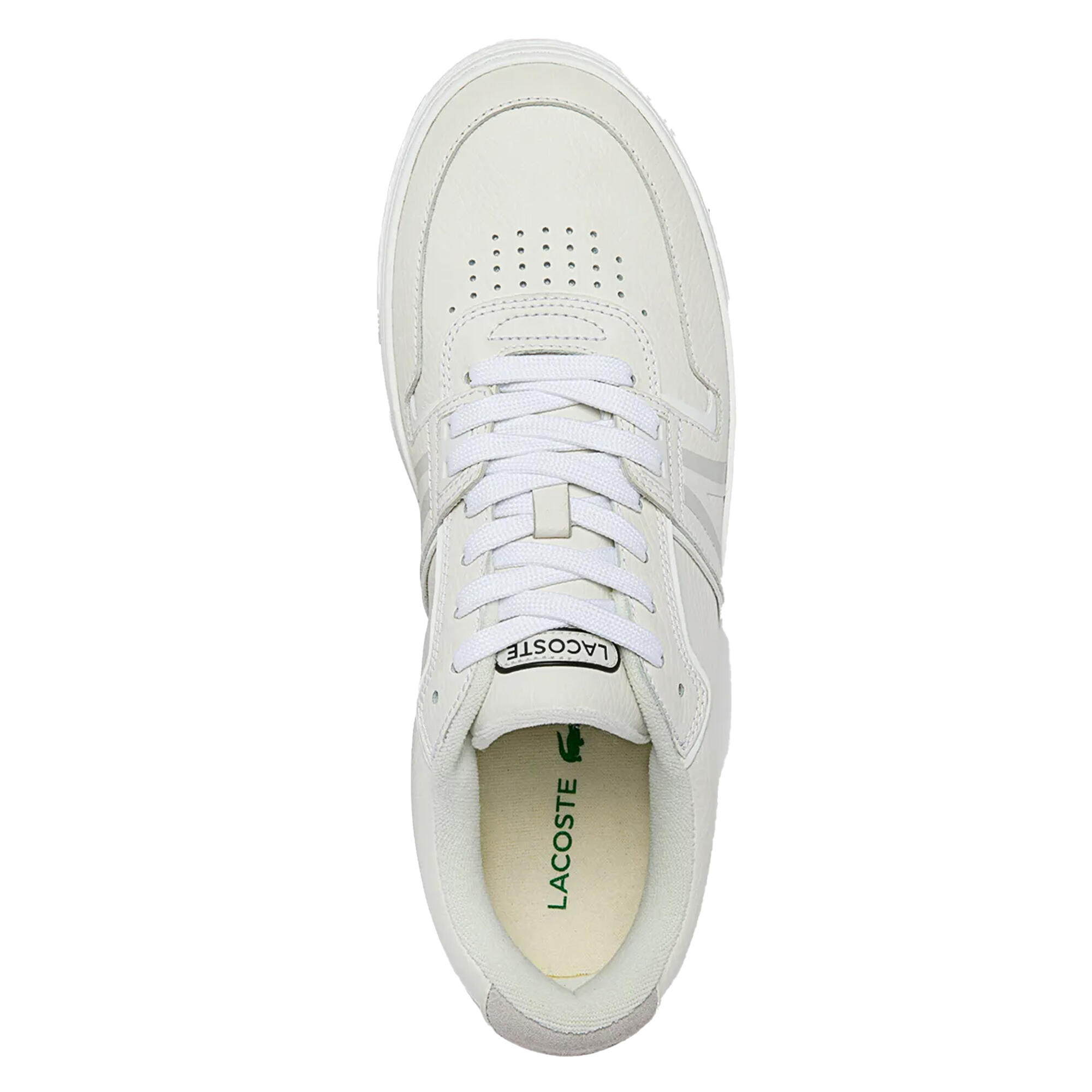Zapatillas Deportivas de Cuero L001 para Hombre Blanco 3/4