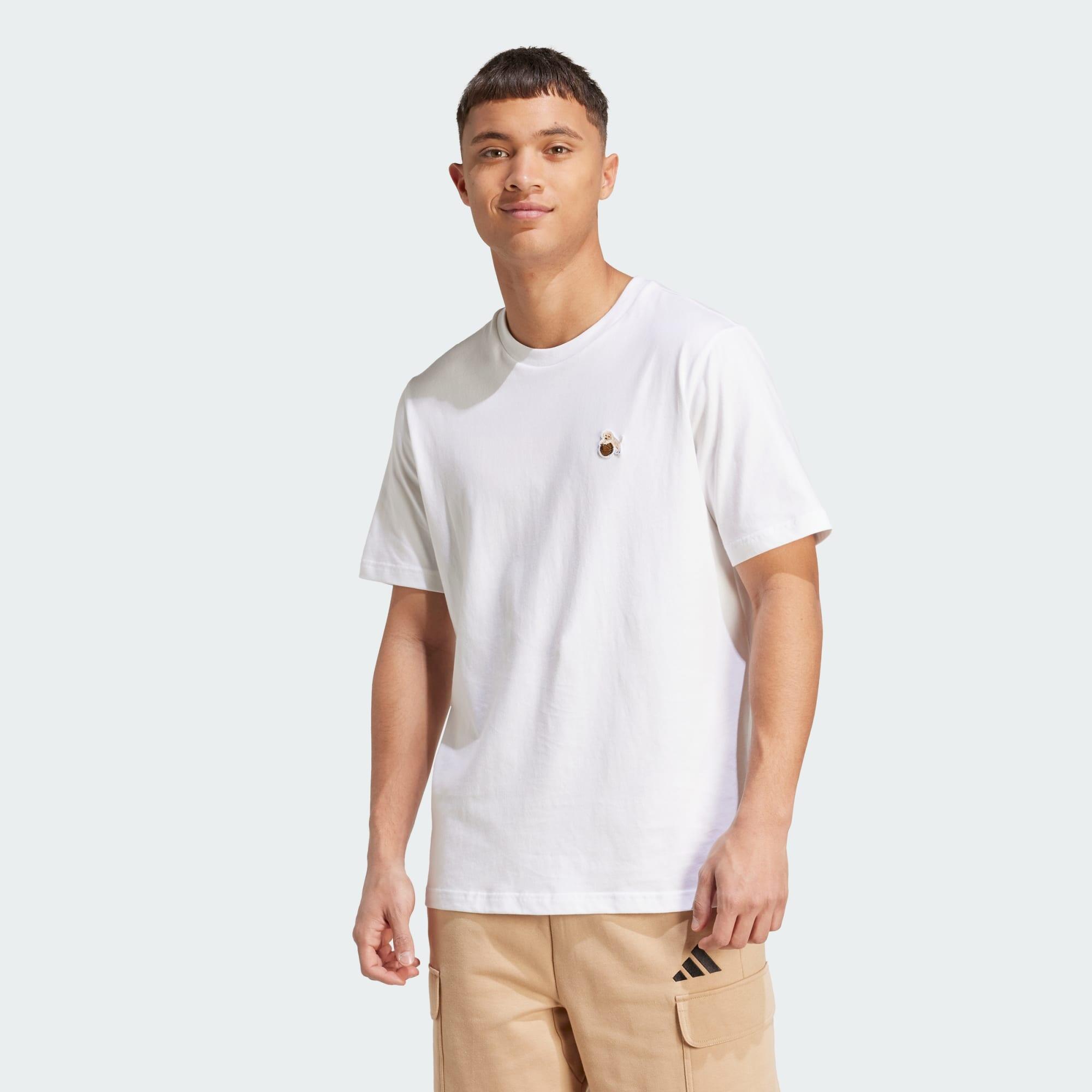 ADIDAS Dog Hoop Patch Graphic T-shirt
