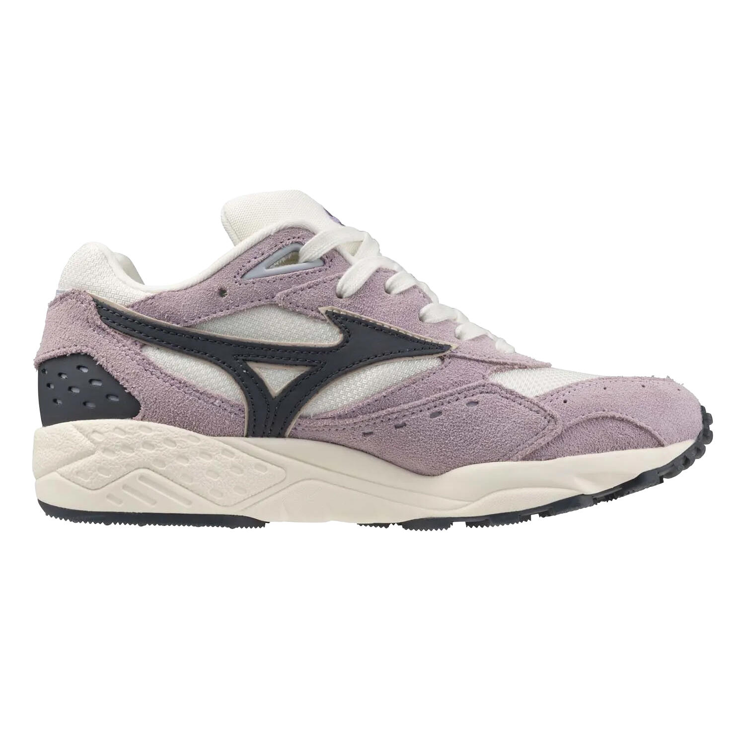 MIZUNO Mens Contender Sportstyle Suede Shoes (Lavender)