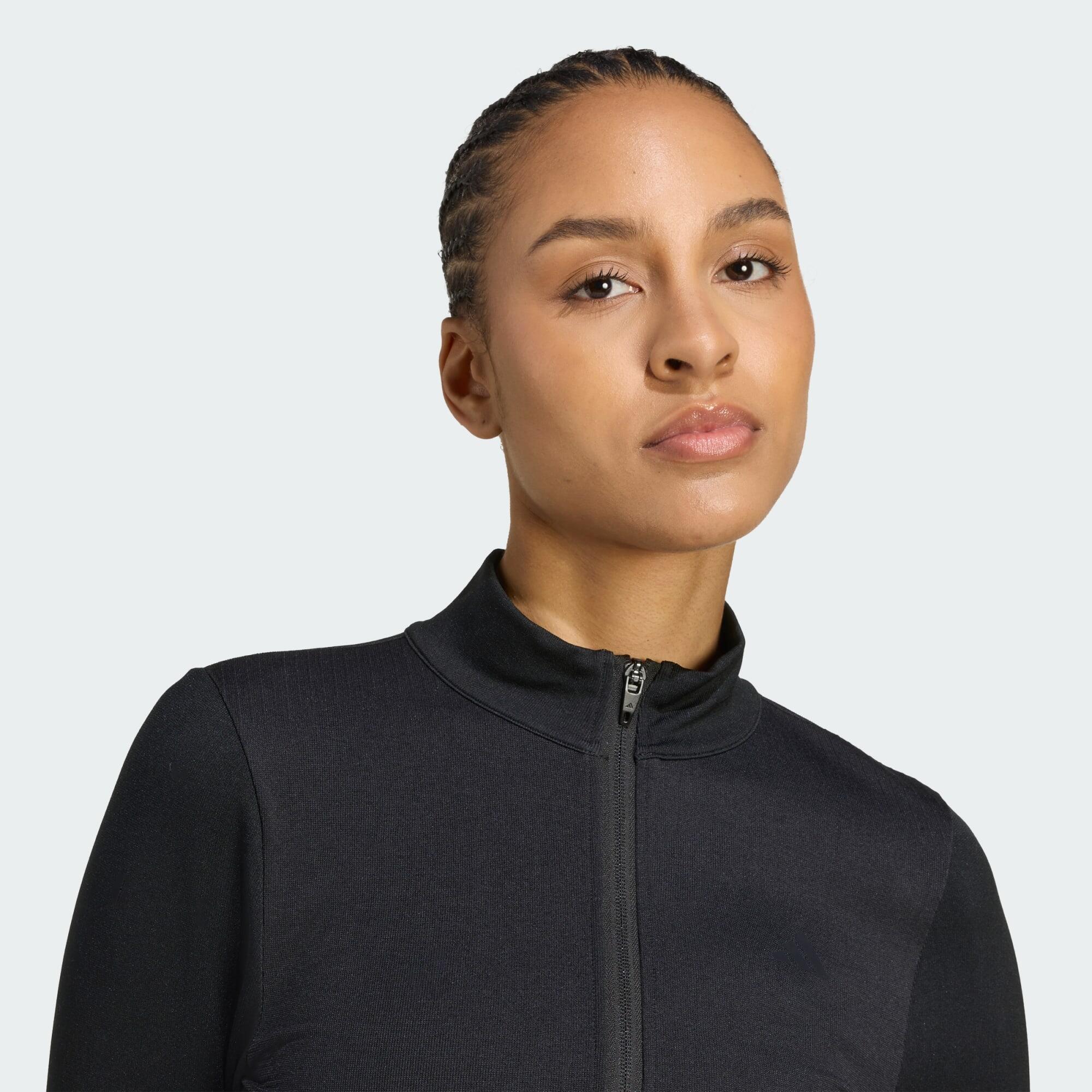 Úpletová mikina na zip na trénink Essentials 4/6