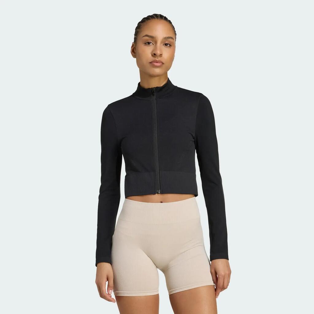 Workout Essentials Full-Zip Knit Jacket