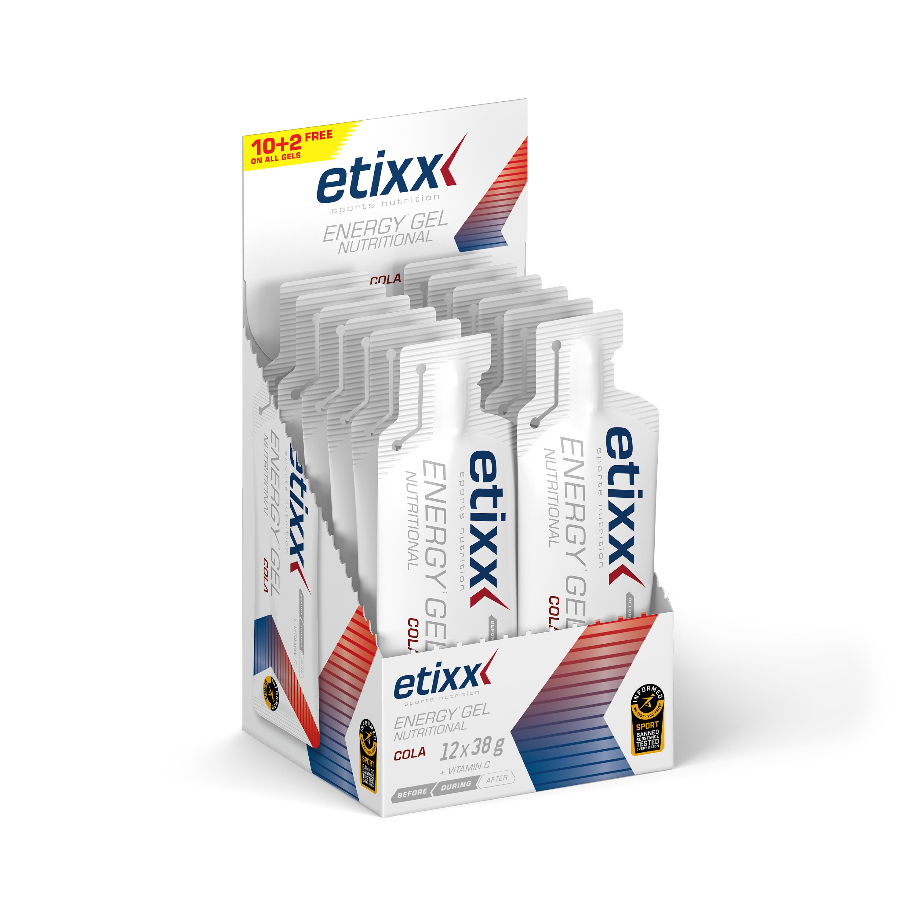 ETIXX Nutritional Energy Gel Cola 12 x 38g