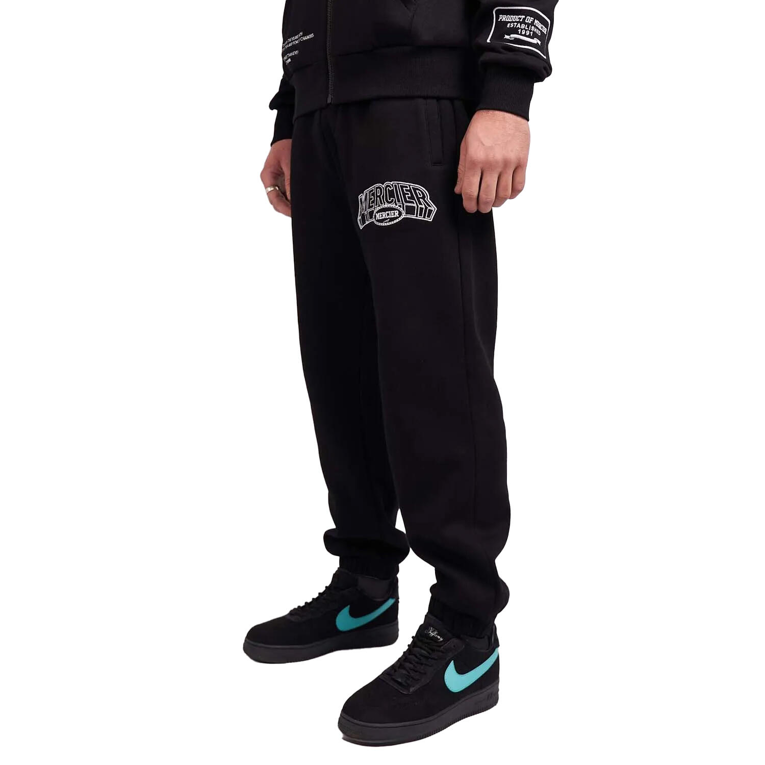 MERCIER Unisex Adult Compton Jogging Bottoms (Black)