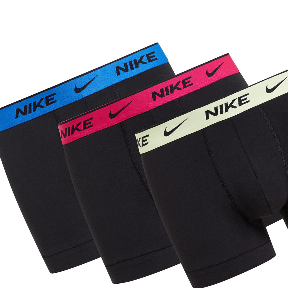 Boxer Uomo Misura Confezione 3 Nike Nero Bianco Spento Blu Rosso 2/5
