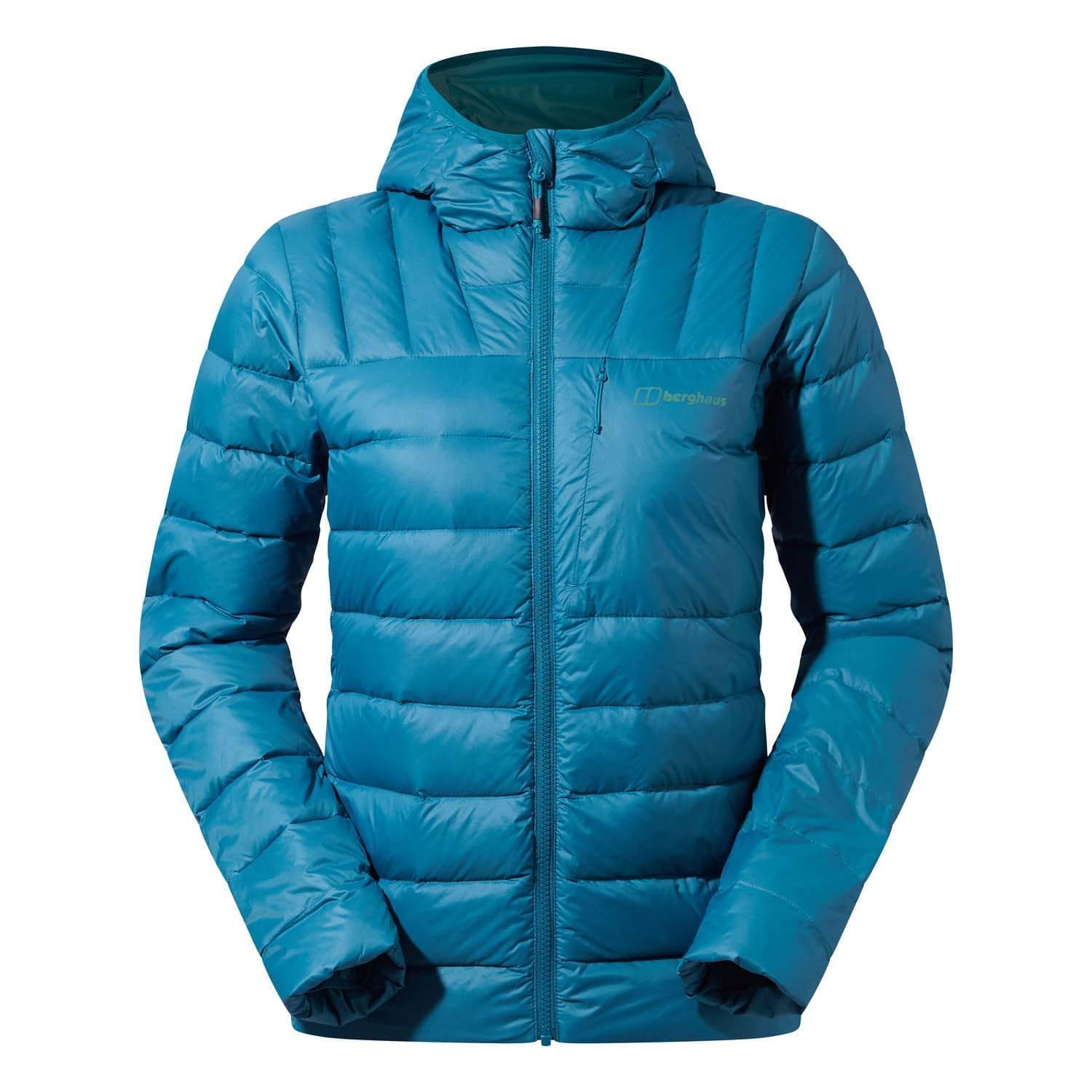 Womens/Ladies Silksworth Hooded Down Jacket (Turquoise) BERGHAUS