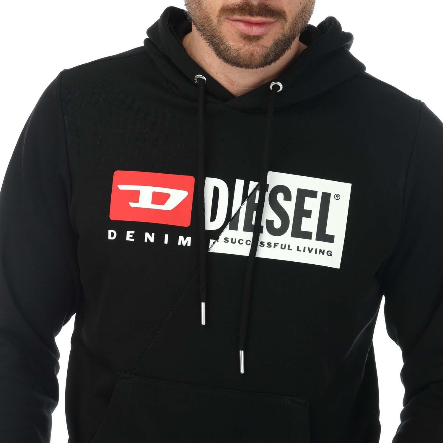 Mens SGirk Cuty Felpa Hoodie (Black) 3/4