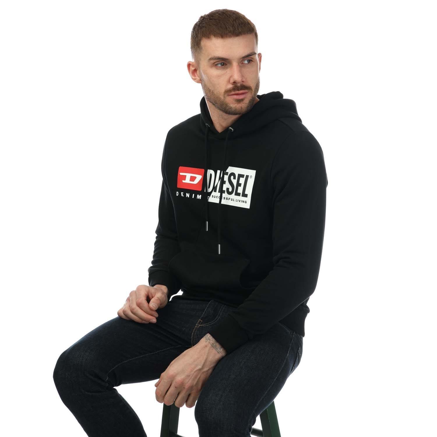 Mens SGirk Cuty Felpa Hoodie (Black) 4/4