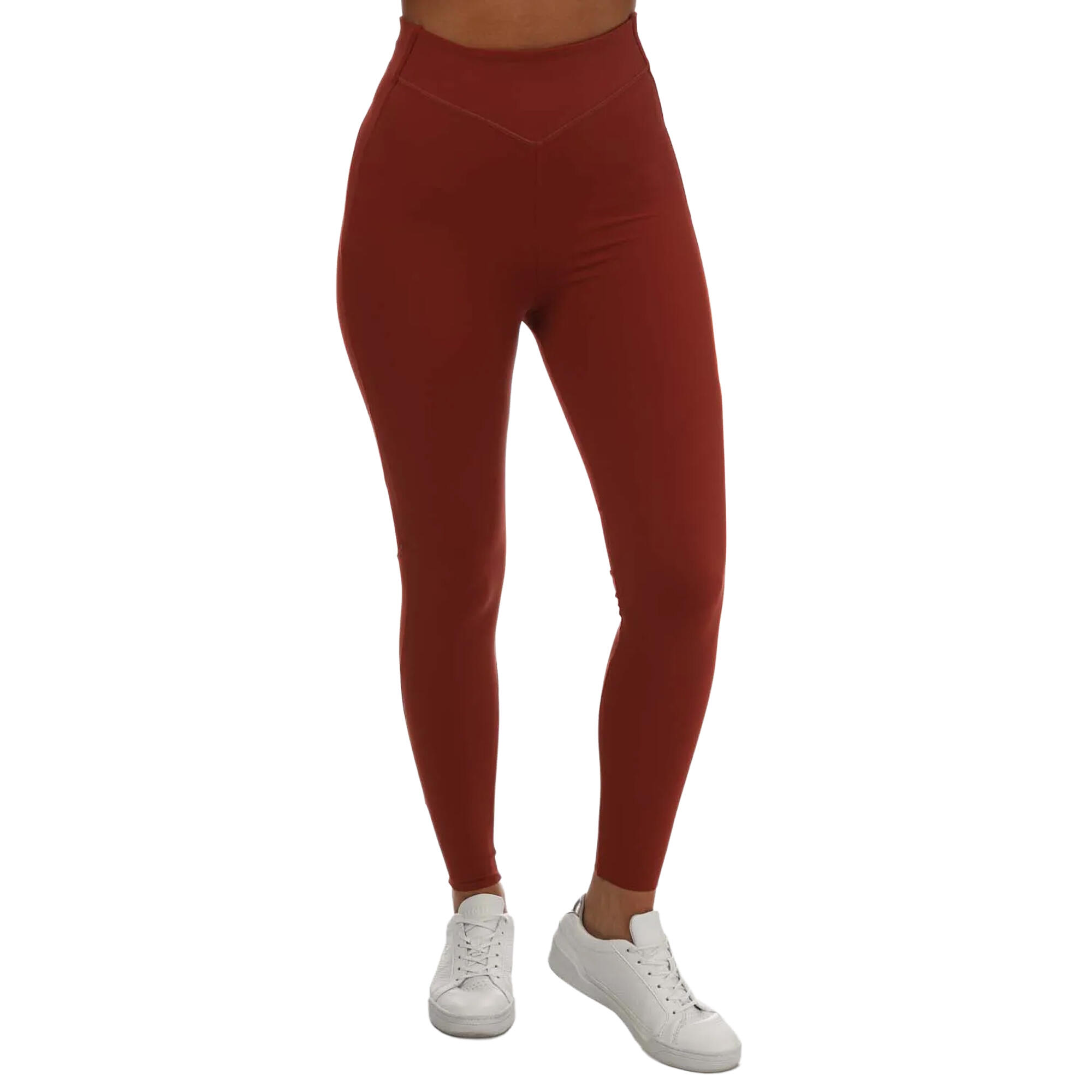 Womens/Ladies Active Elite Leggings (Red) 1/4