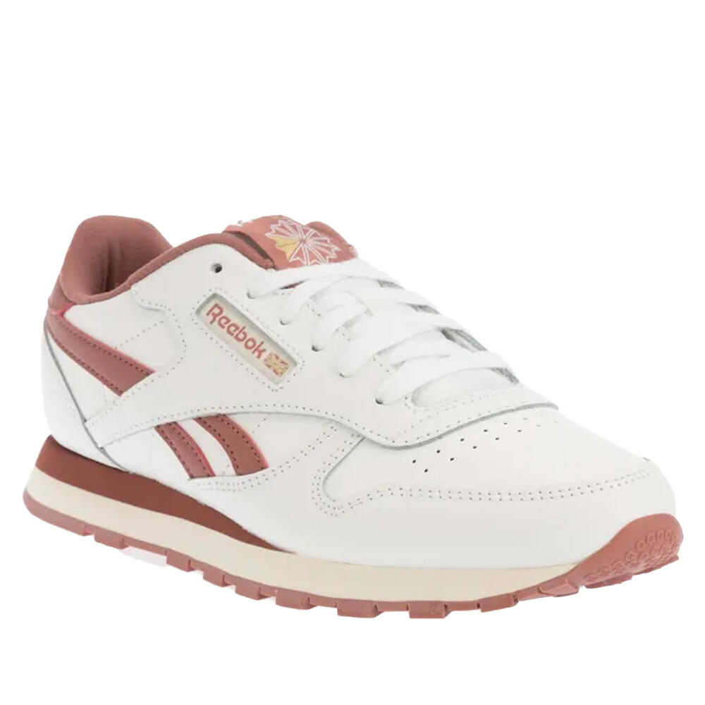 Childrens/Kids Classic Leather Trainers (Cloud White/Sedona/Chalk) 1/4