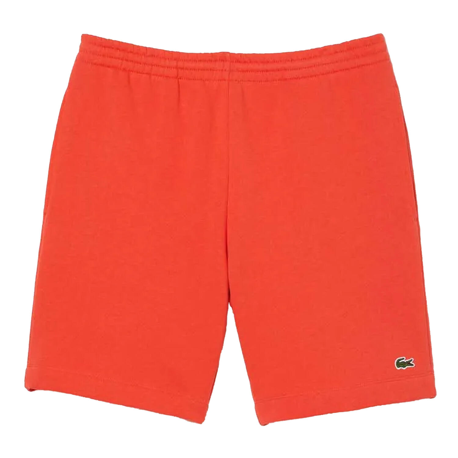 LACOSTE Mens Fleece Regular Shorts (Orange)