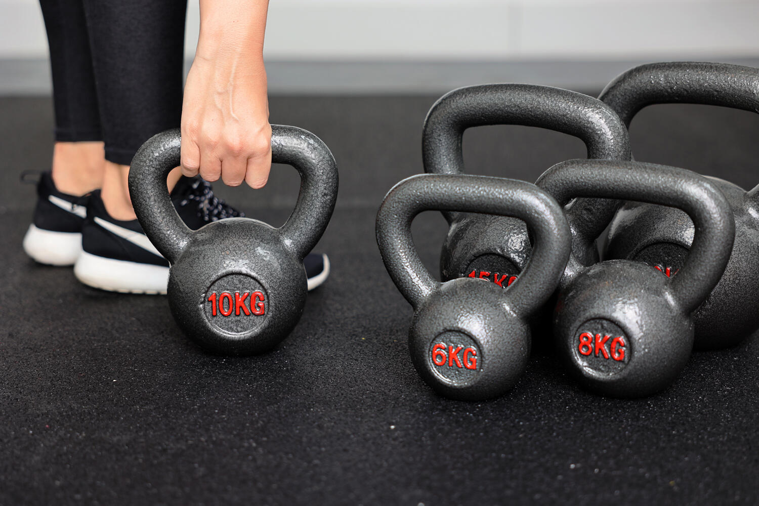 Kettlebell en fonte - 6 kg pour le fitness et la musculation 3/6