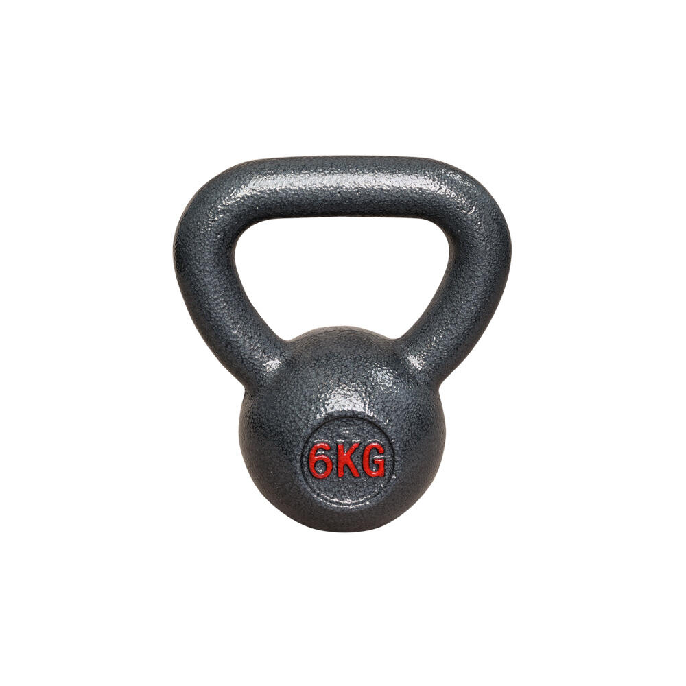 Kettlebell en fonte - 6 kg pour le fitness et la musculation 1/6
