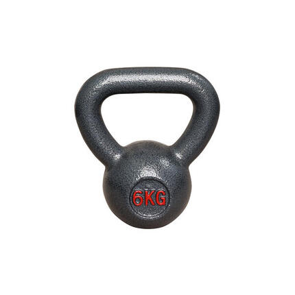 Kettlebell Gusseisen - 6 kg für Fitness- und Krafttraining