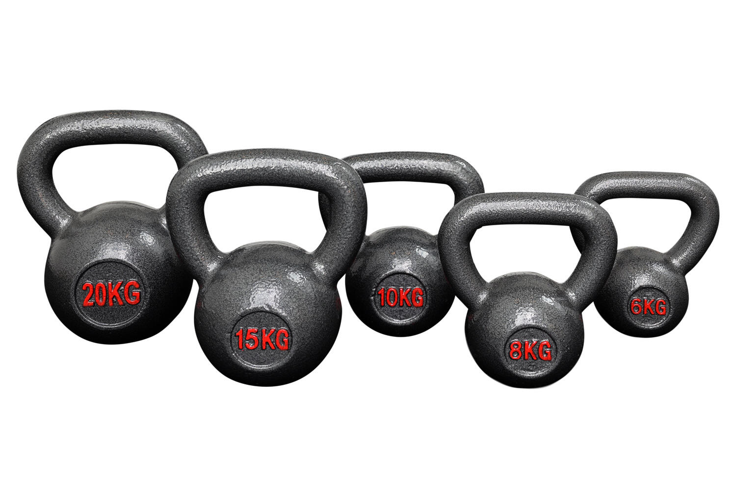 Kettlebell en fonte - 6 kg pour le fitness et la musculation 2/6