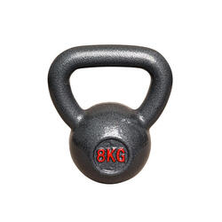 Kettlebell en fonte - 6 kg pour le fitness et la musculation