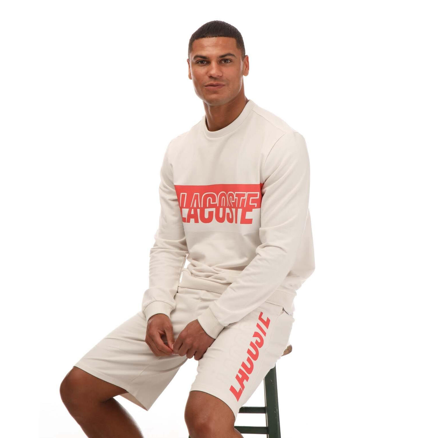Unisex Adult Lounge Sweatshirt (White) 3/3
