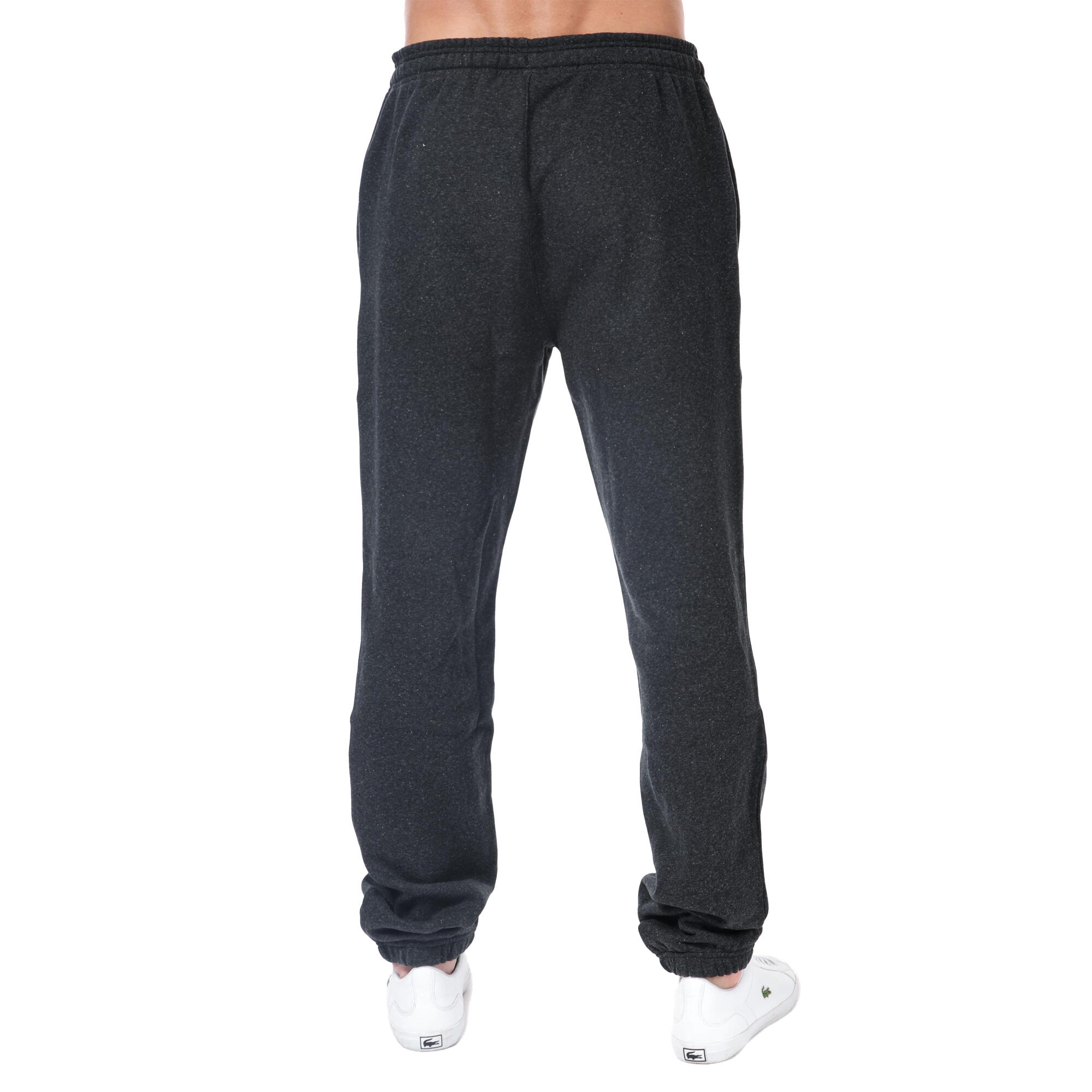 Mens Fleece Logo Jogging Bottoms (Charcoal) 2/3