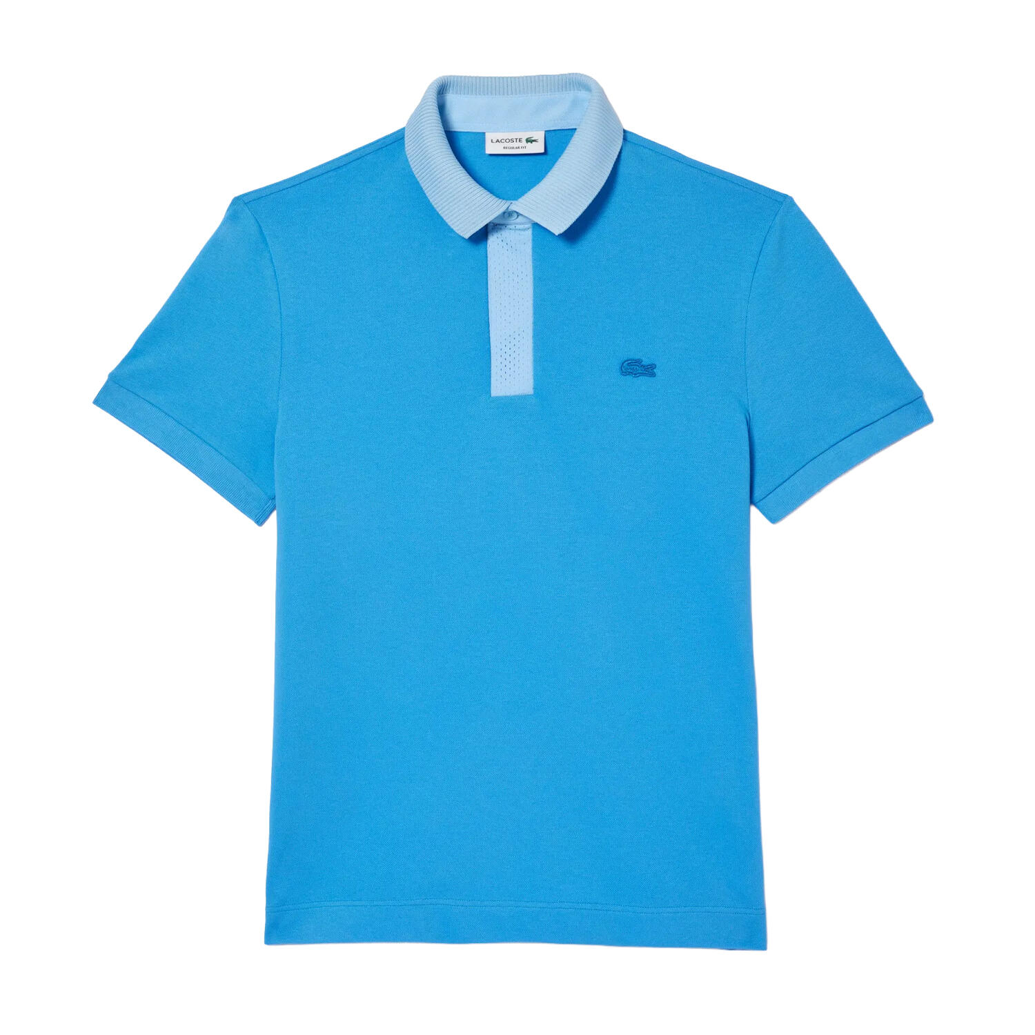 LACOSTE Mens Smart Paris Mini Pique Polo Shirt (Blue)