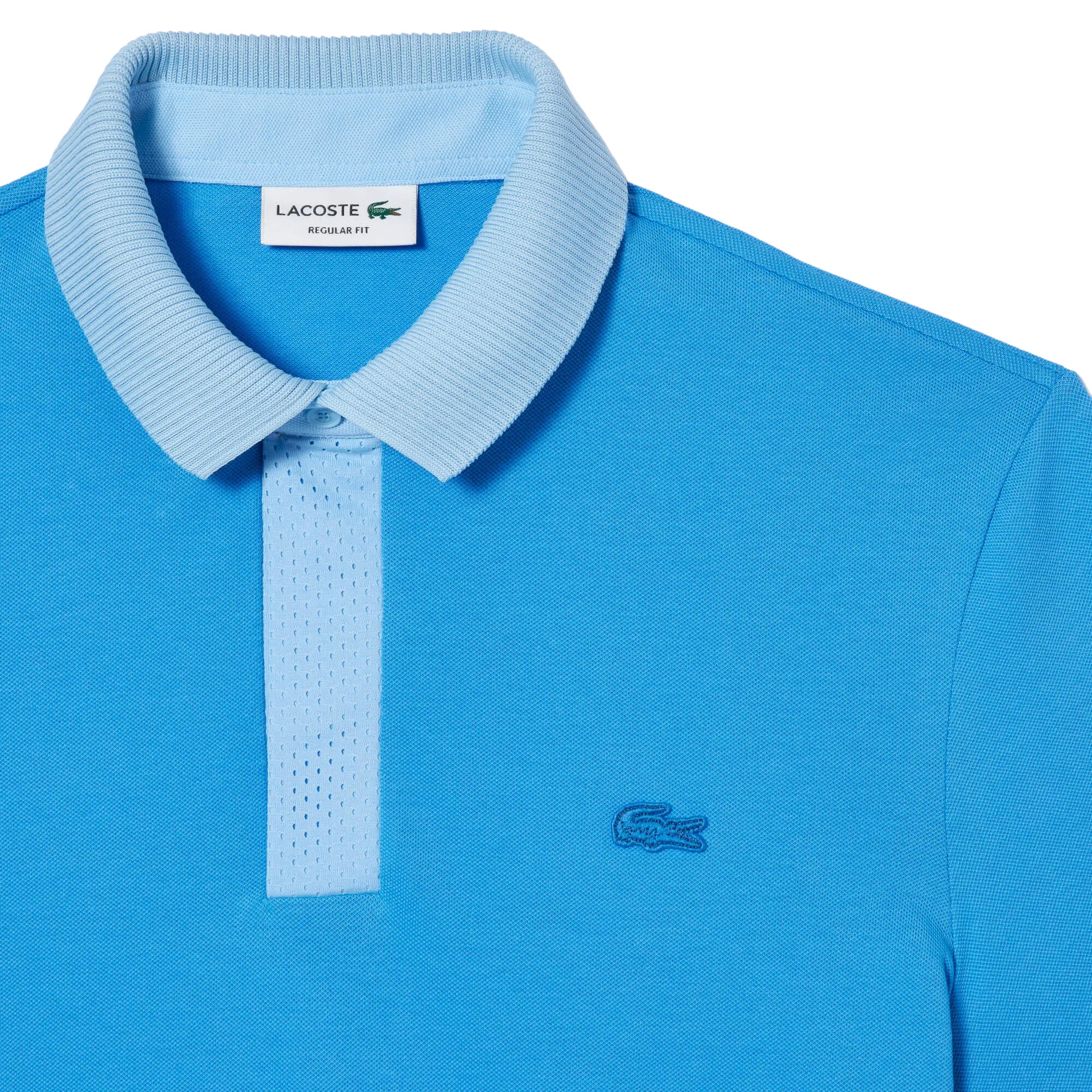 Mens Smart Paris Mini Pique Polo Shirt (Blue) 2/2