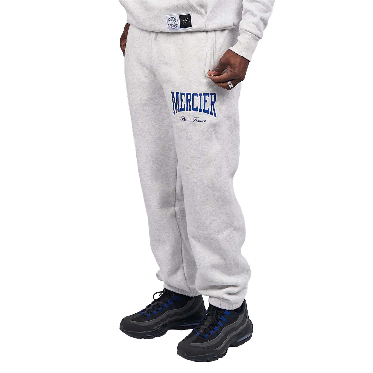 MERCIER Mens Kansas Relax Jogging Bottoms (Grey Marl)