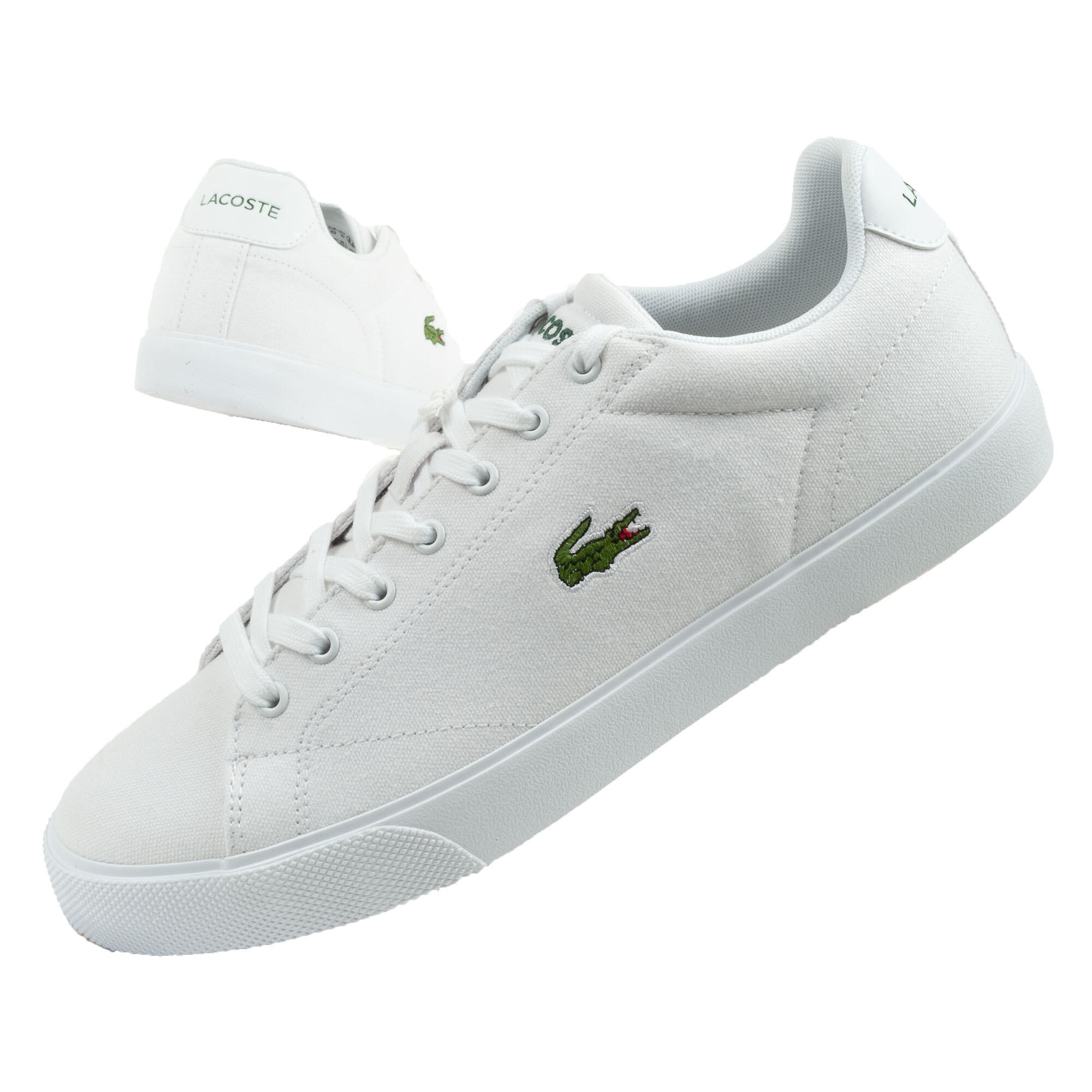 Lacoste - Chaussures De Sport Pour Hommes Lacoste Lerond Set 125 1 - Baskets - Blanc - Decathlon