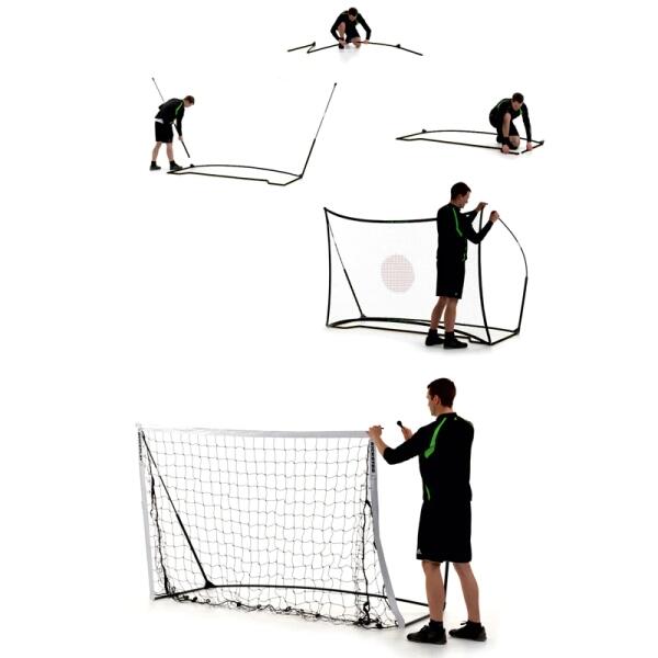 Bramka piłkarska QUICKPLAY KICKSTER + REBOUNDER 2-IN-1 240x150 CM 5/7