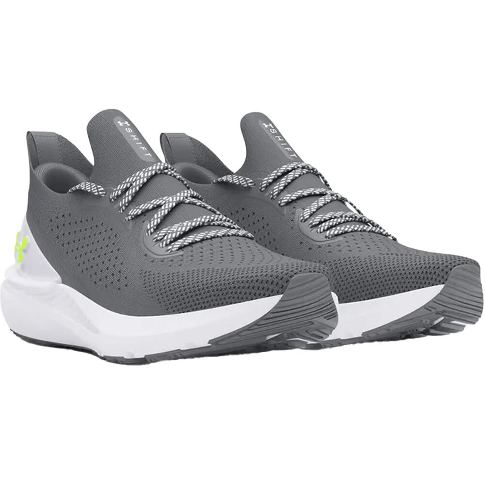 Mens Shift Running Trainers (Grey-White) 4/4