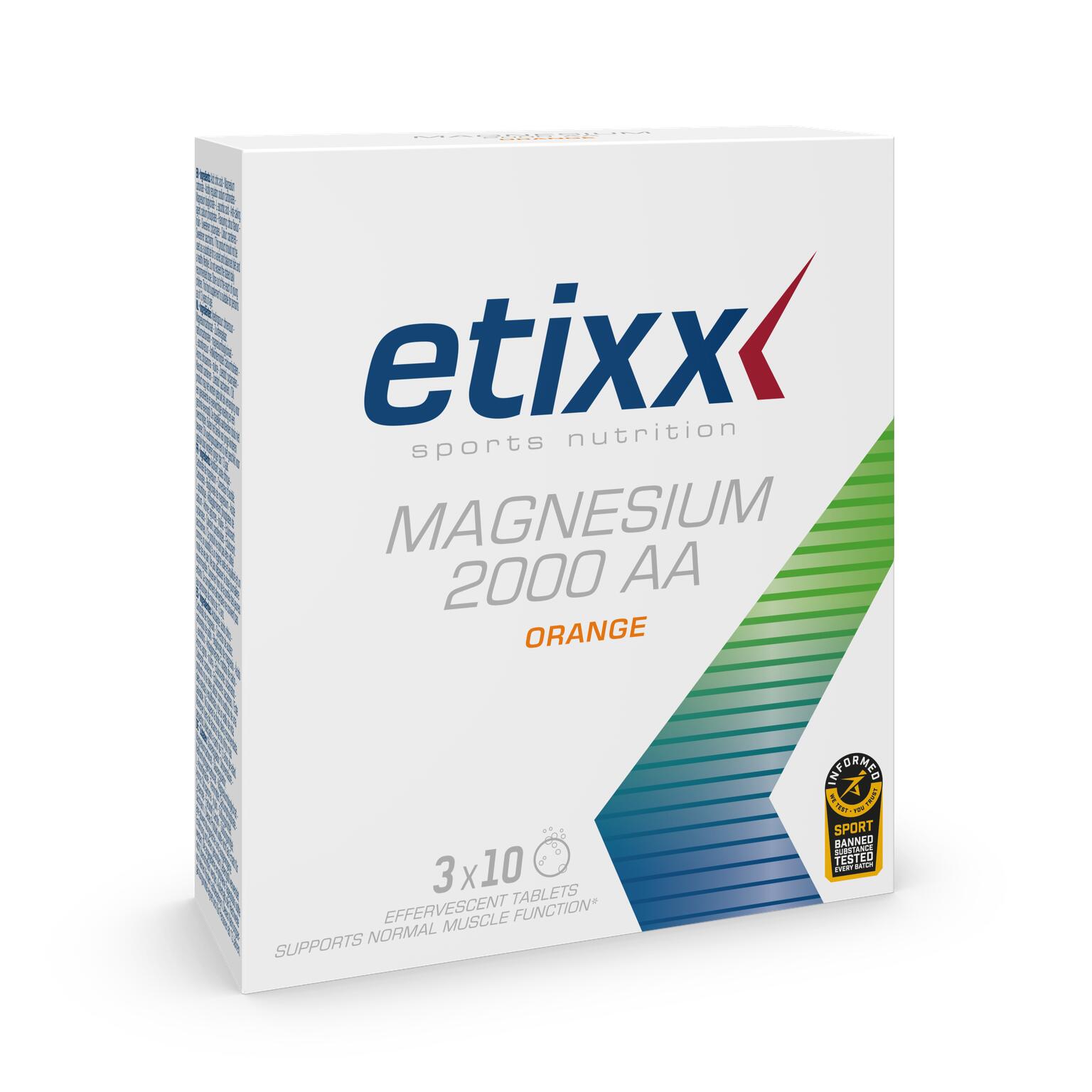 ETIXX Magnesium 2000 AA 3 x 10 bruistabletten