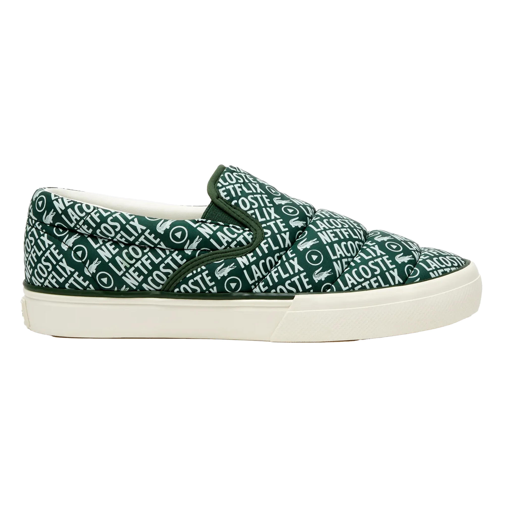 Womens/Ladies Netflix Serve Slipon Trainers (White) 1/4