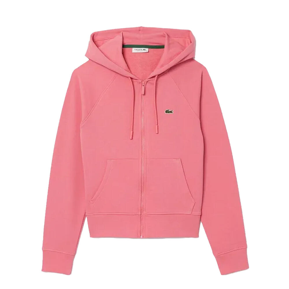 Womens/Ladies Fleece Full Zip Hoodie (Pink) 1/3