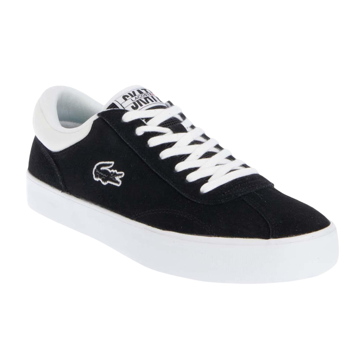 Unisex Adult Trackserve Suede Trainers (Black/White) 1/4
