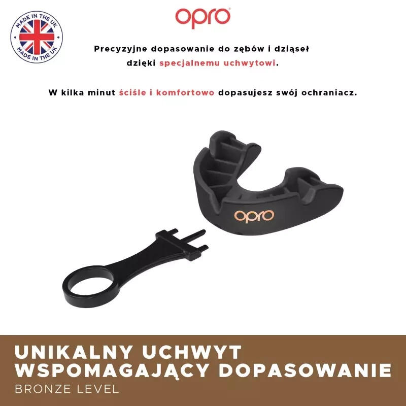 Protège-dents OPRO UFC Junior Bronze – White 3/5