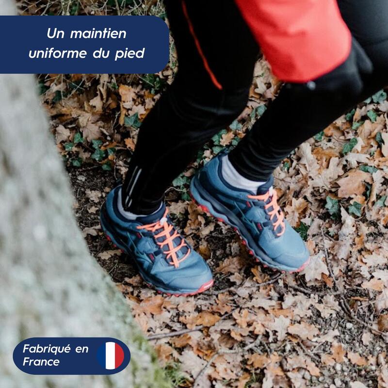 Lacets Élastiques Trail Confort Optimal en Silicone - jaune fluo