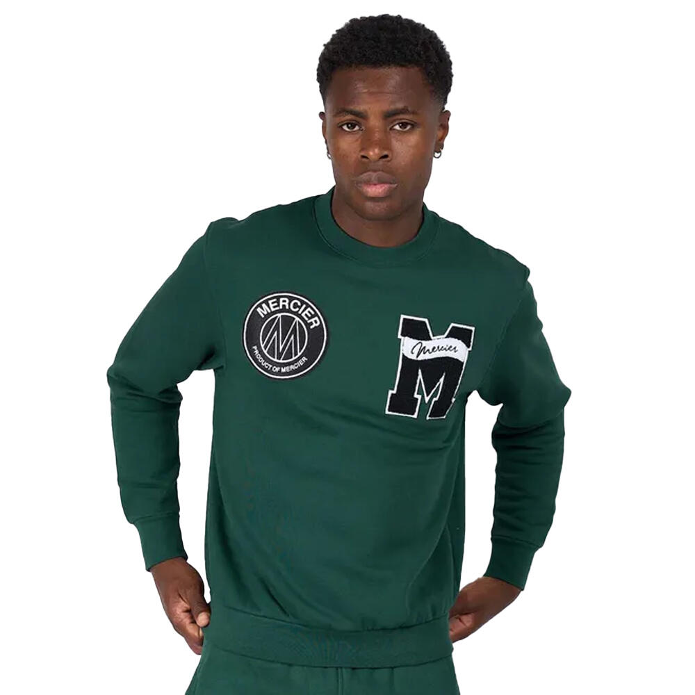 MERCIER Mens Academy Crew Neck Sweatshirt (Green)