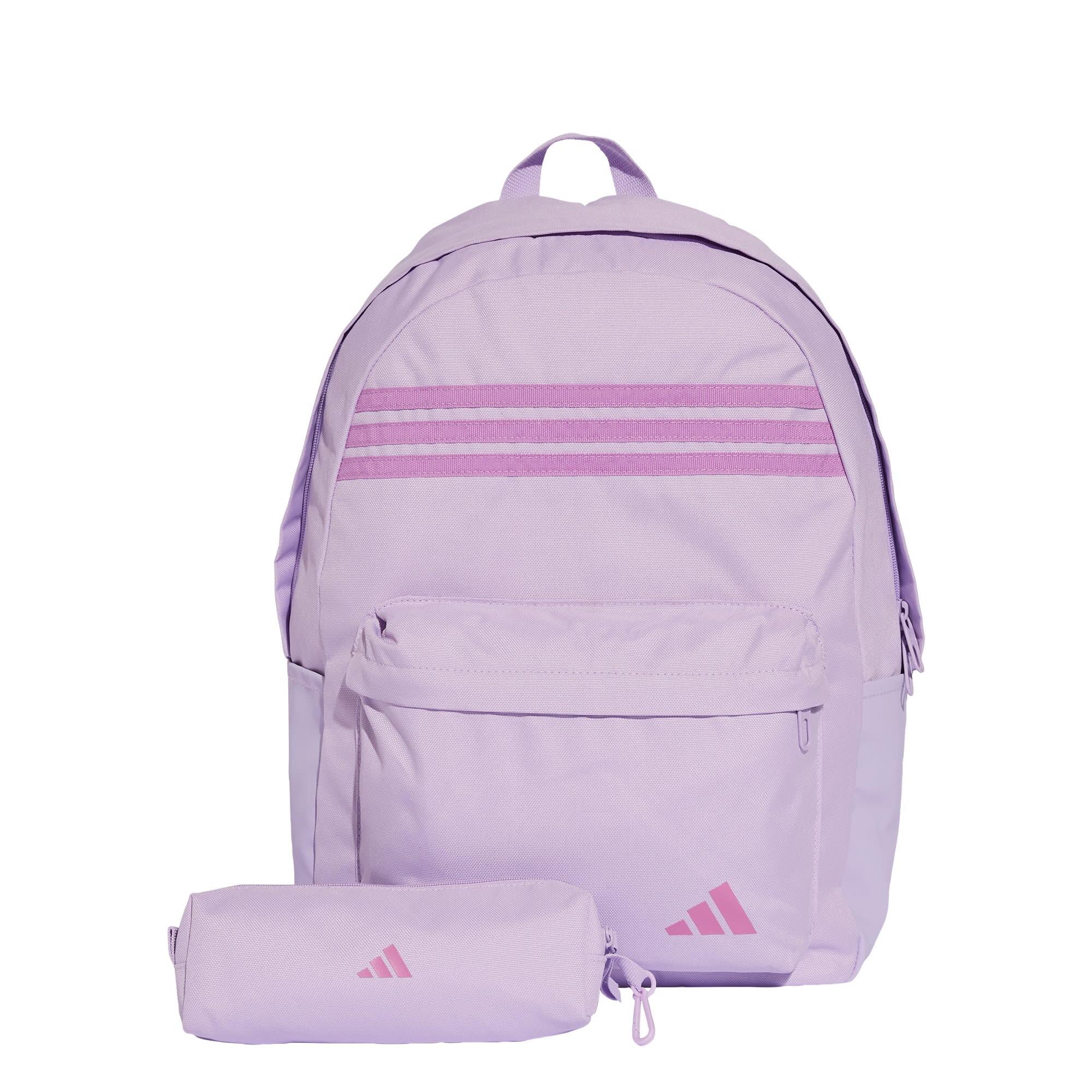 Adidas - Sac À Dos Classic 3-stripes Horizontal - Sac À Dos - Rose|violet - Decathlon