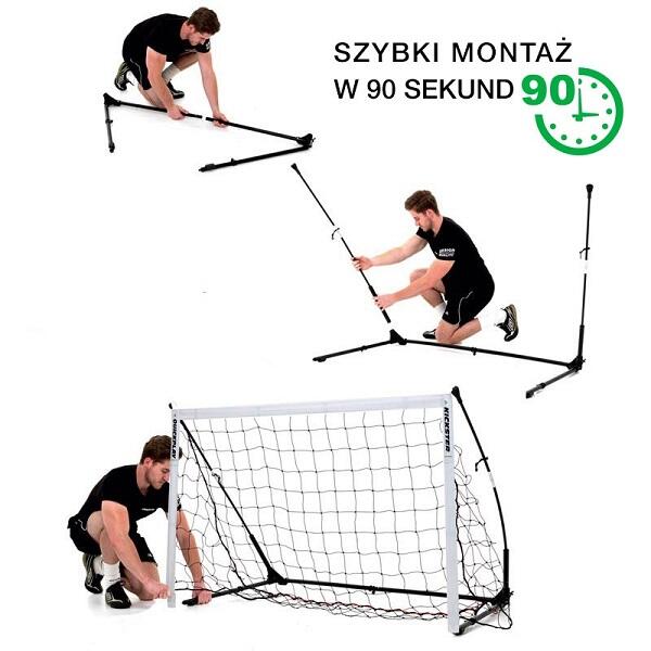 Bramka piłkarska przenośna rozkładana Quickplay Kickster Elite 300x100 cm SKRZAT 2/7