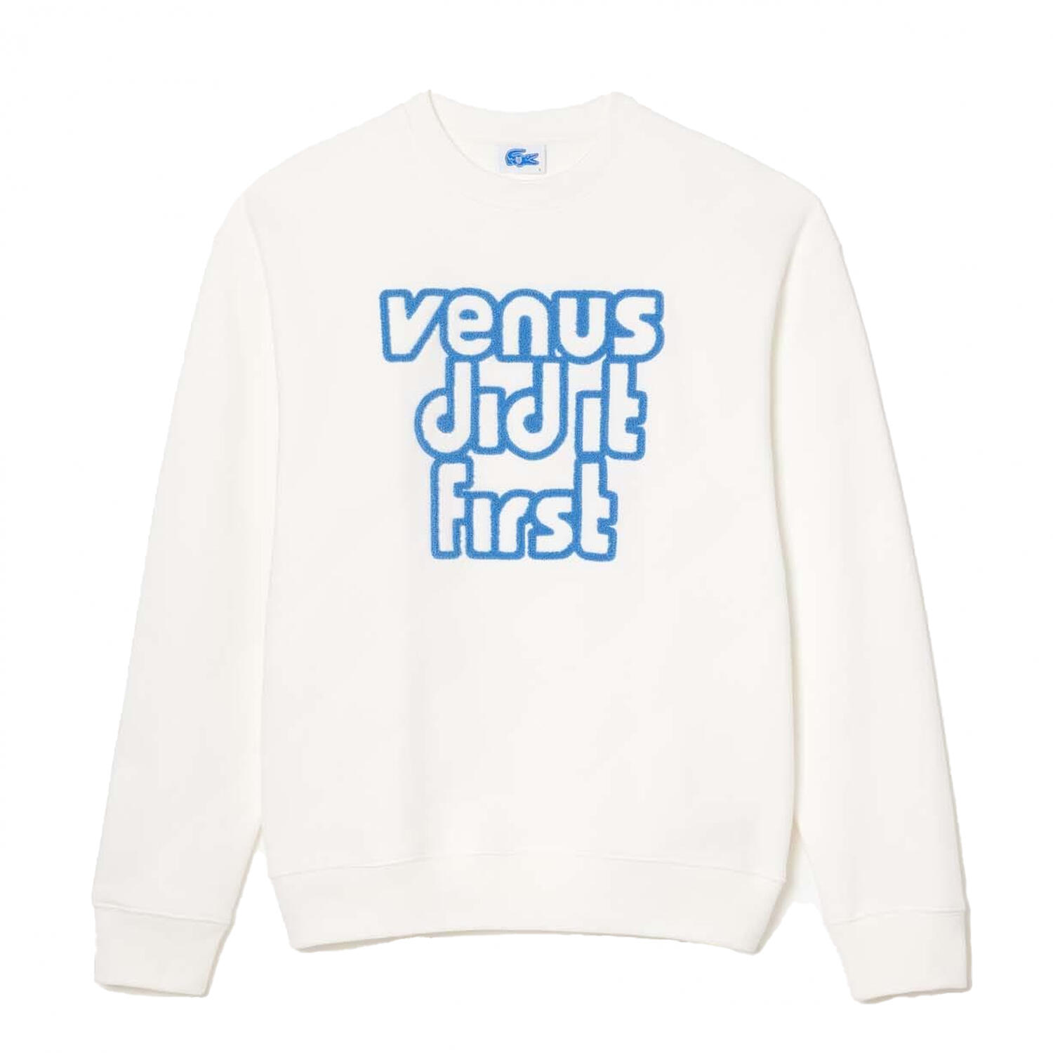 Womens/Ladies Fleece Oversized Sweatshirt (Cream) 1/3
