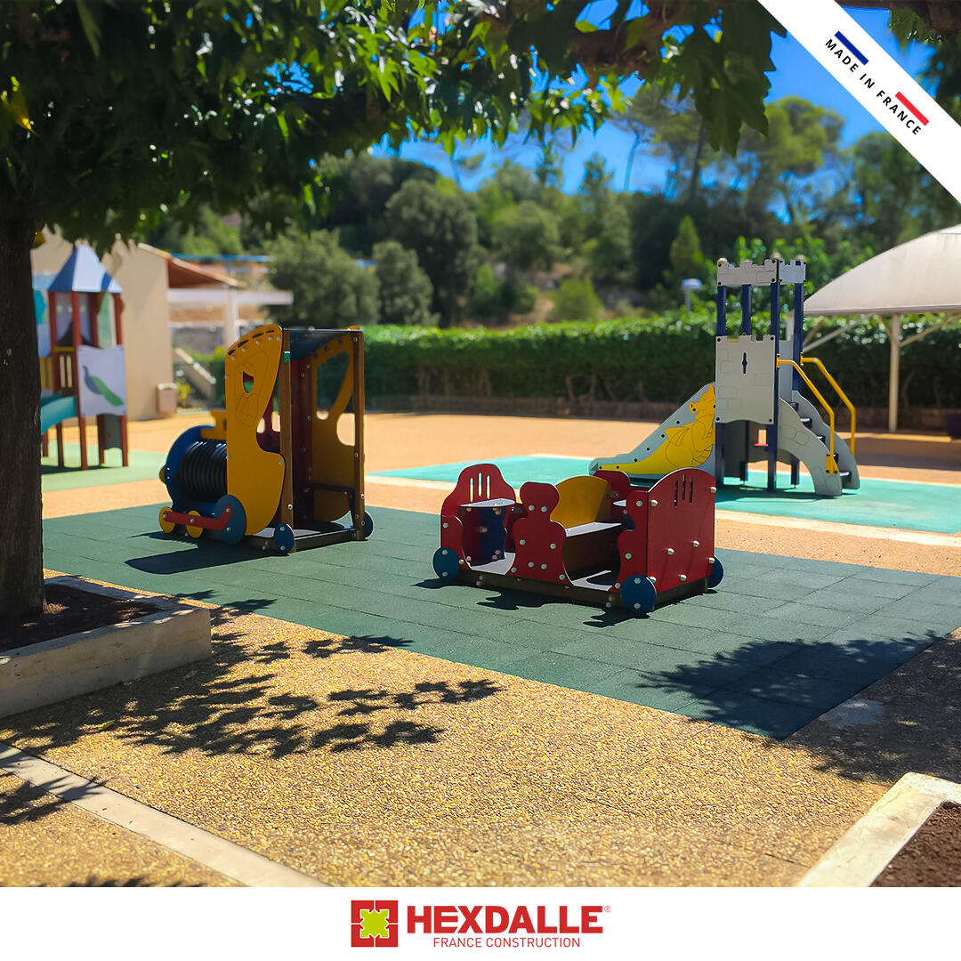 Lot de 40 dalles HEXDALLE XE 25 mm - Vert - Usage extérieur - 10 m² 2/3
