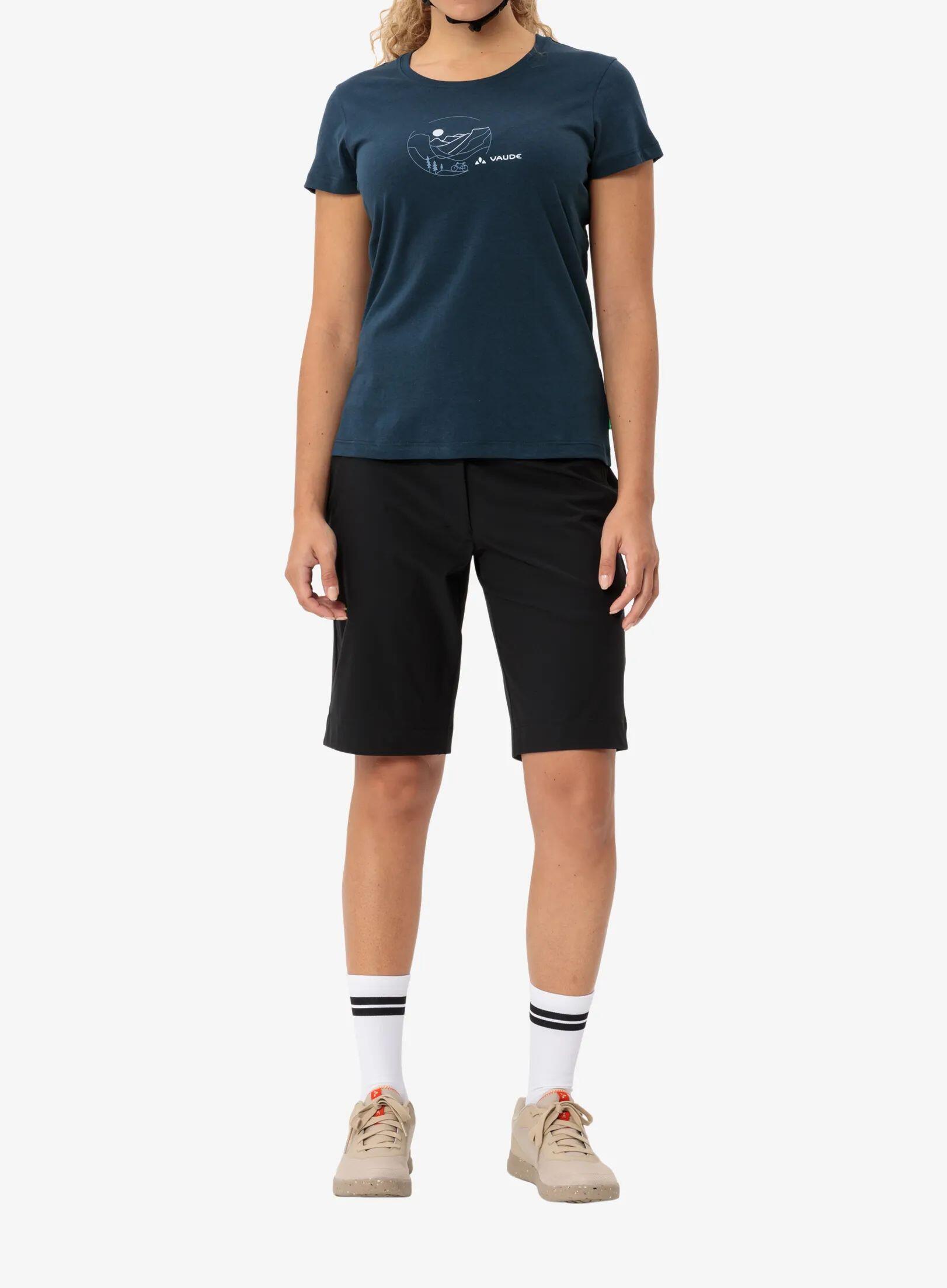 Koszulka z nadrukiem damska Vaude Cyclist T-Shirt V 3/5
