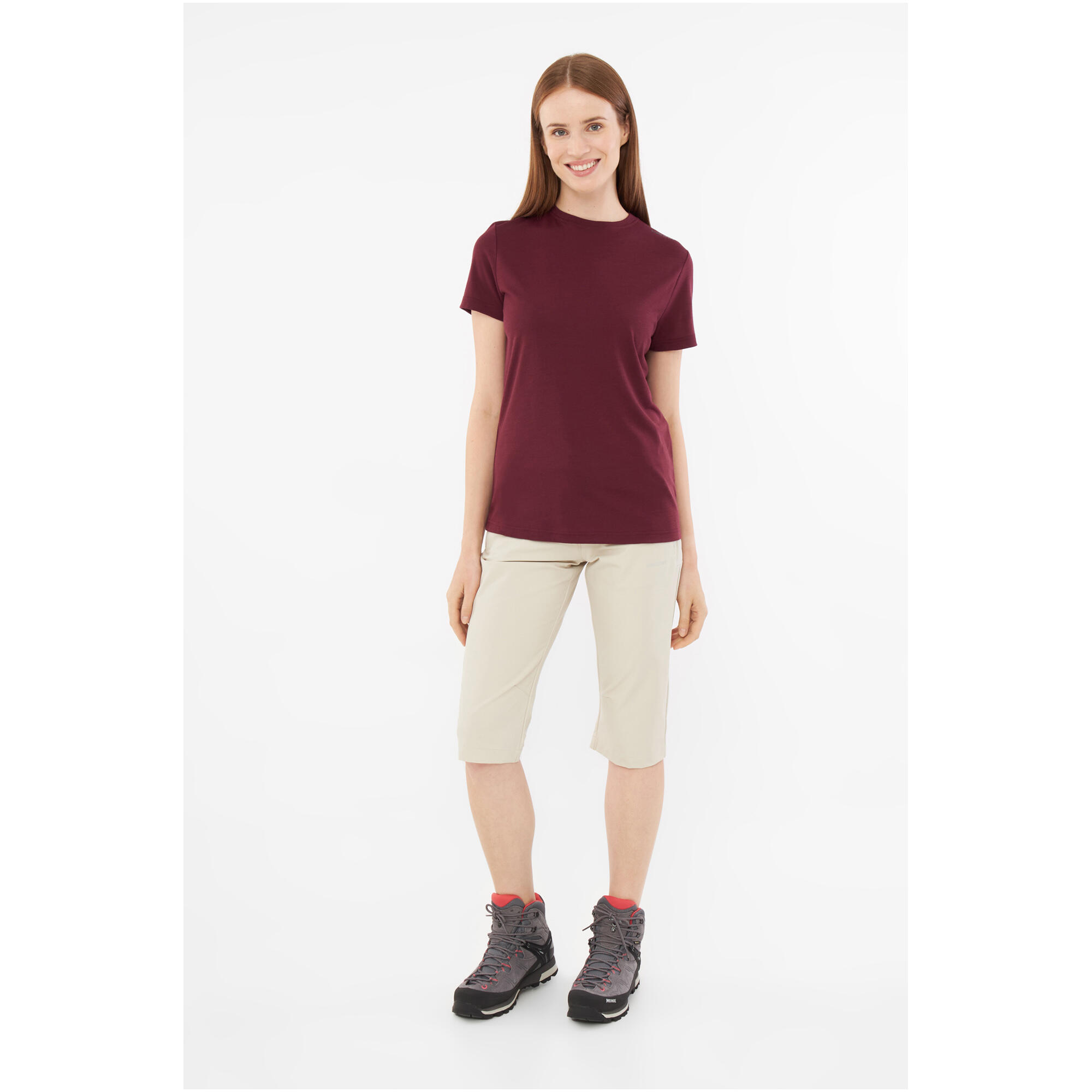 Koszulka damska Salen Women - Claret 2/7
