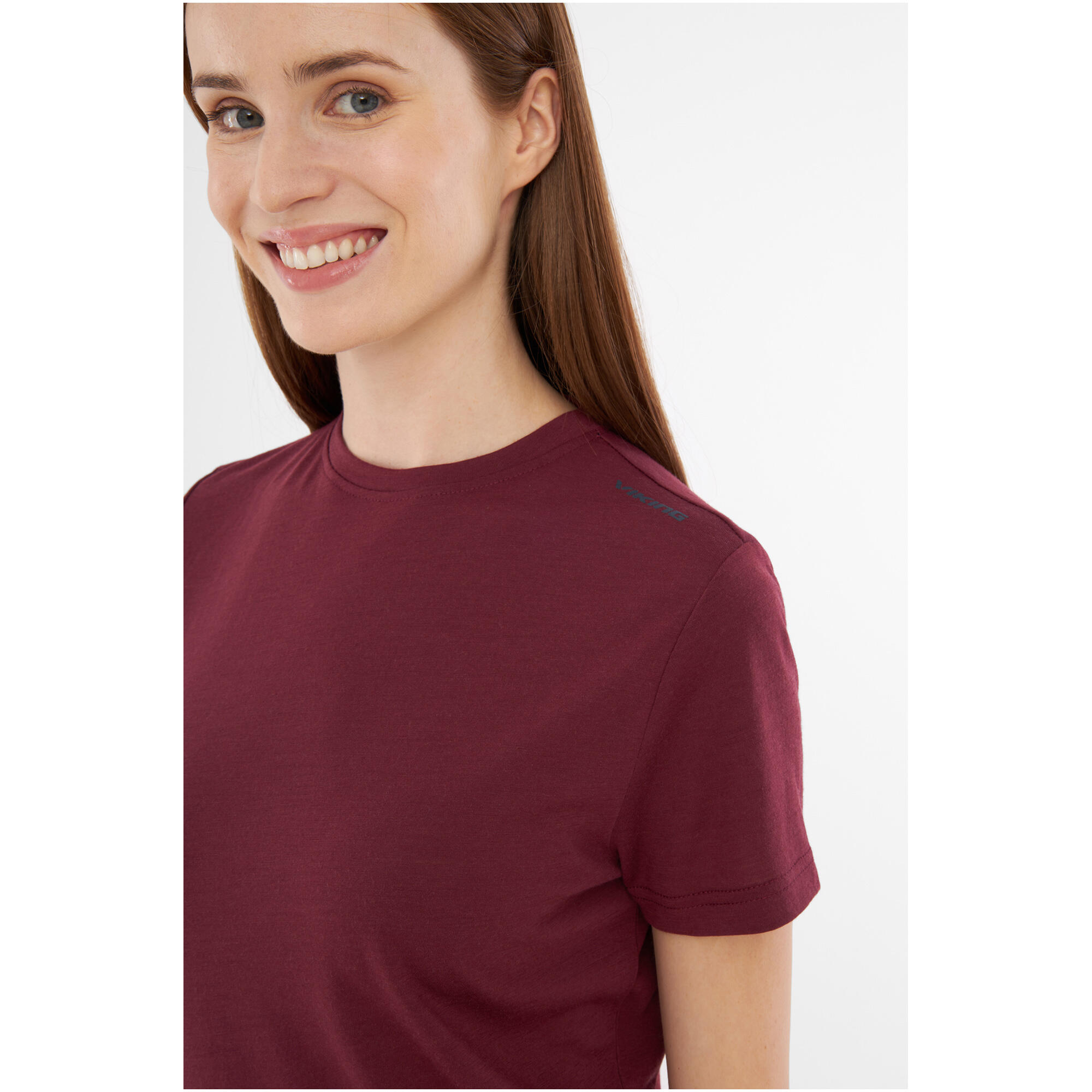 Koszulka damska Salen Women - Claret 5/7