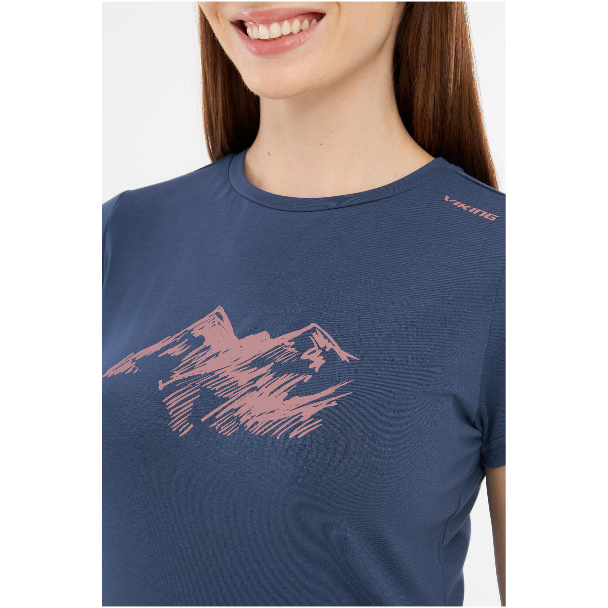 Trekking-T-Shirt Damen Lenta Bamboo Light Lady 4/7