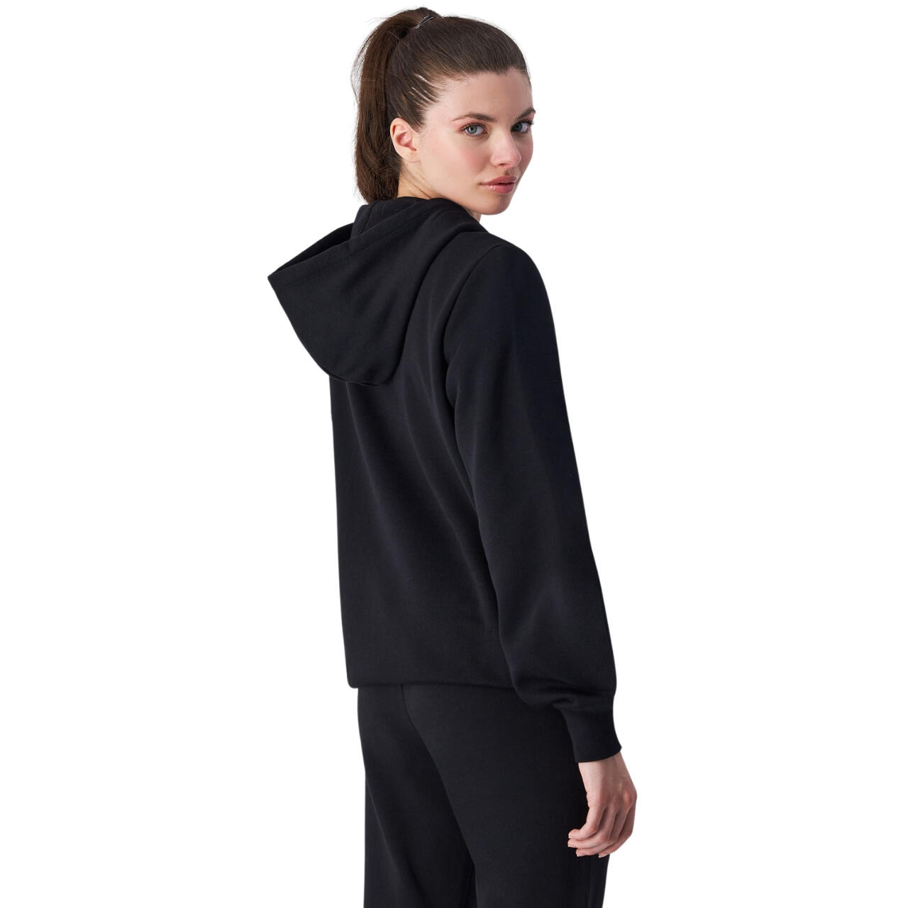 Champion dameshoodie slim fit met capuchon en groot logo. 3/5