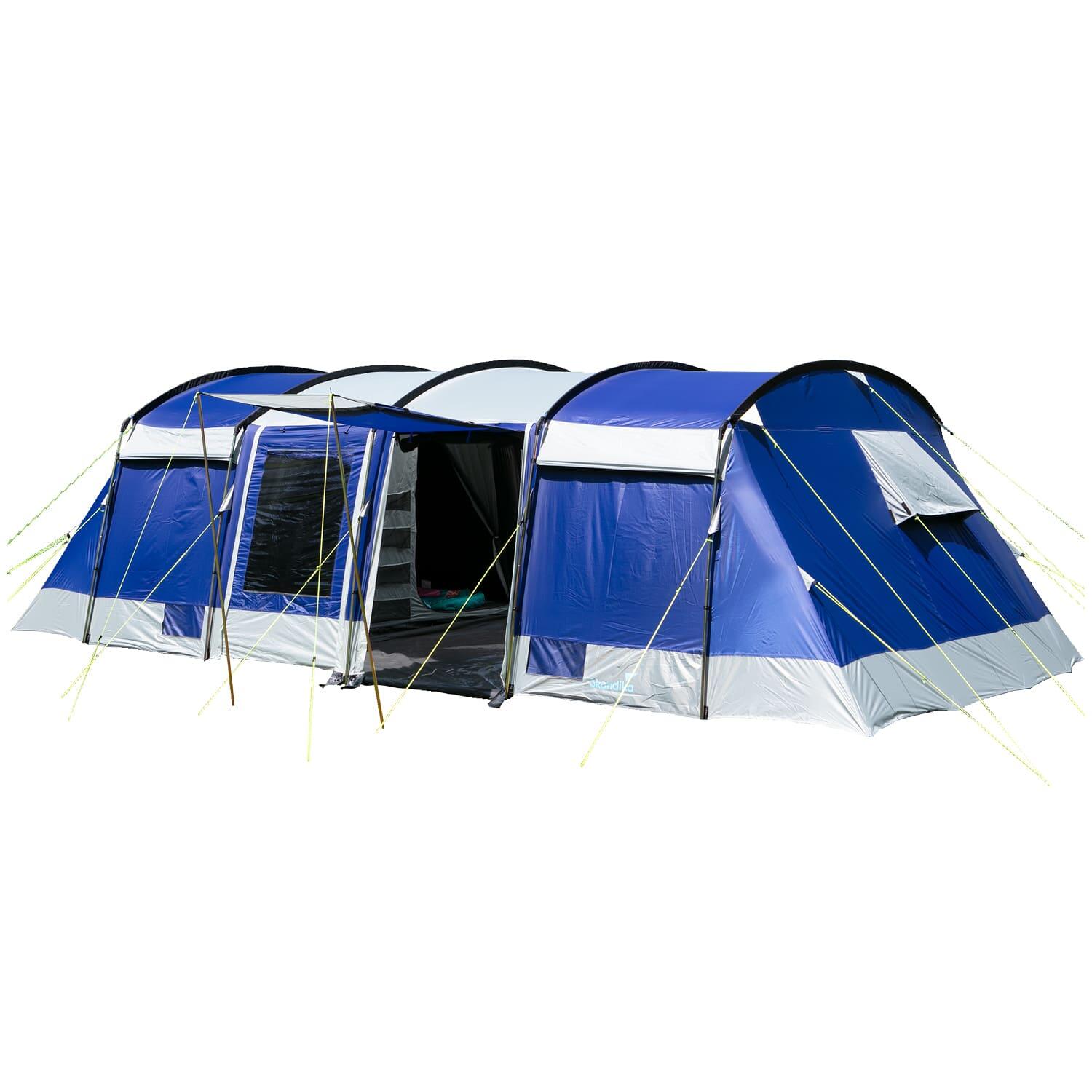 Tenda campeggio - Montana 10 Sleeper - 4x cabine scure - 10 persone 1/7