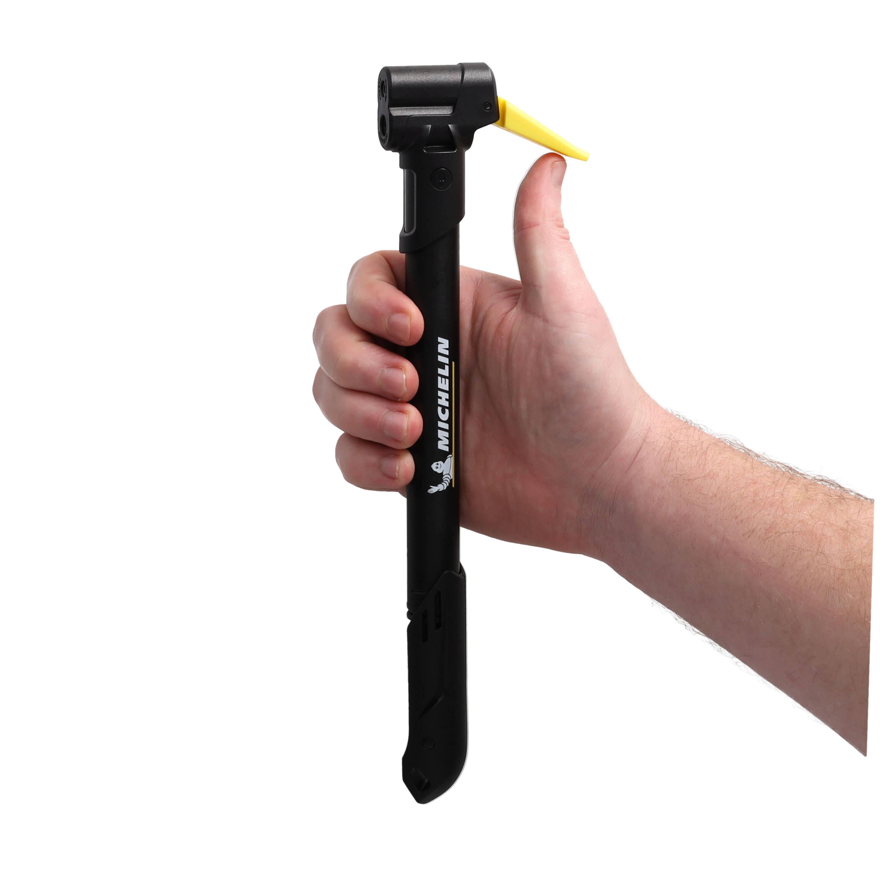 Michelin Mini-Pompe Aluminium Double Embout - poignée Ergonomique